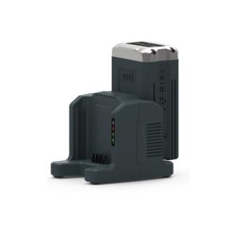 Chargeur double à batterie Greenworks Cramer 82V pour le treuil PCW3000-Li Portable Winch  
