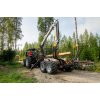 Remorque forestière Kesla 144H avec une capacité de charge de 14 tonnes