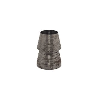 Coin rond métallique 15 mm pour manche en bois
