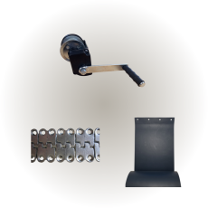 Bande 18 cm - Agrafes - Treuils